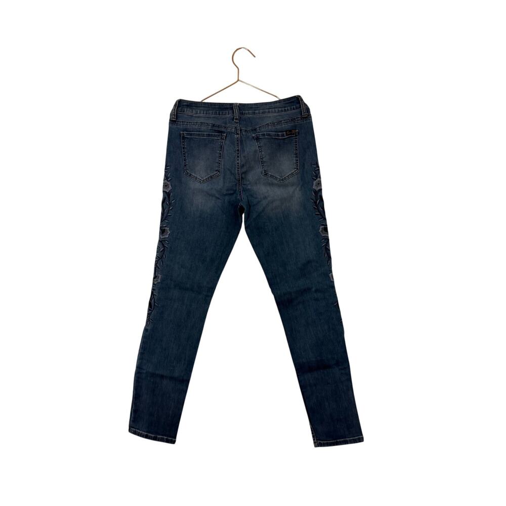 Seven 7 skinny floral embroidered Jean size 10 - Picture 3 of 10